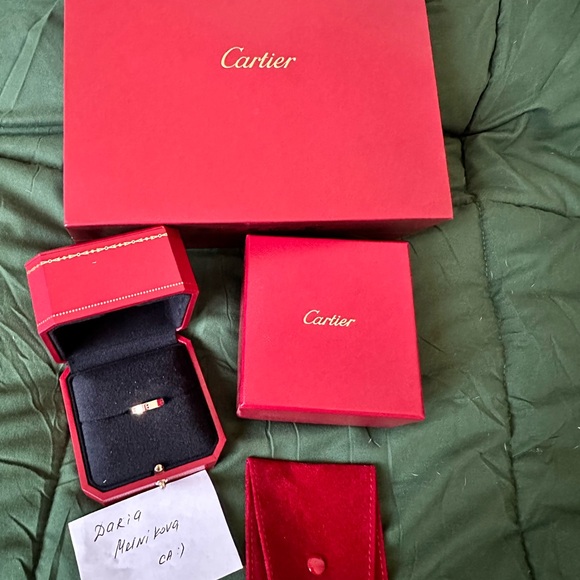 Cartier love wedding band ring - Picture 4 of 14